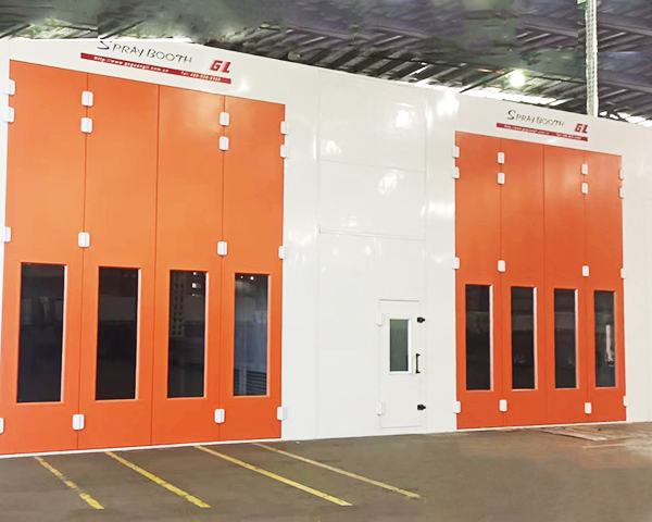 Australian Standard Twin Big Industrial Spray Booths Installed